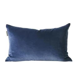Best Pirce 🔔 Aura Home Luxury Velvet Rectangle Cushion In Bijou Blue 👏