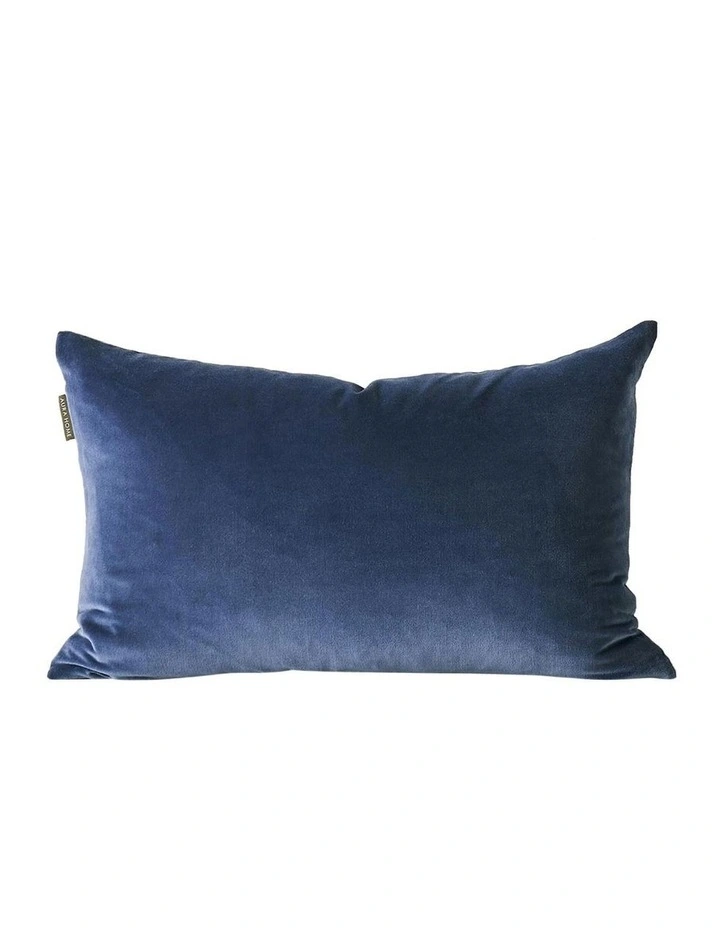 Best Pirce π Aura Home Luxury Velvet Rectangle Cushion In Bijou Blue π 3 Best Pirce π Aura Home Luxury Velvet Rectangle Cushion In Bijou Blue π