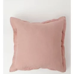 Budget 🔔 Heritage Hilltop Flanged Linen 50X50cm Cushion Rose Pink 🎉