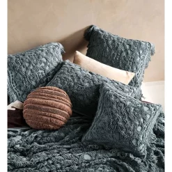 Buy 🛒 Linen House Somers European Pillow Case Petrol ⭐ -Linen House Sales Store unnamed file 1062