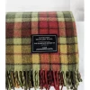 Best Sale 👍 The Grampians Goods Co. Heritage Collection Recycled Wool Scottish Tartan Blanket In Maple Moss 😀 -Linen House Sales Store unnamed file 1071