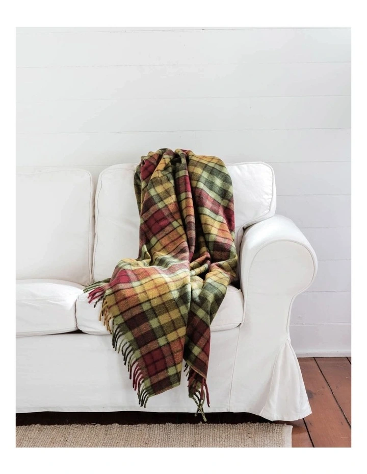 Heritage Collection Recycled Wool Scottish Tartan Blanket in Maple Moss Best Sale ???? The Grampians Goods Co. Heritage Collection Recycled Wool Scottish Tartan Blanket In Maple Moss ???? -Linen House Sales Store unnamed file 1072