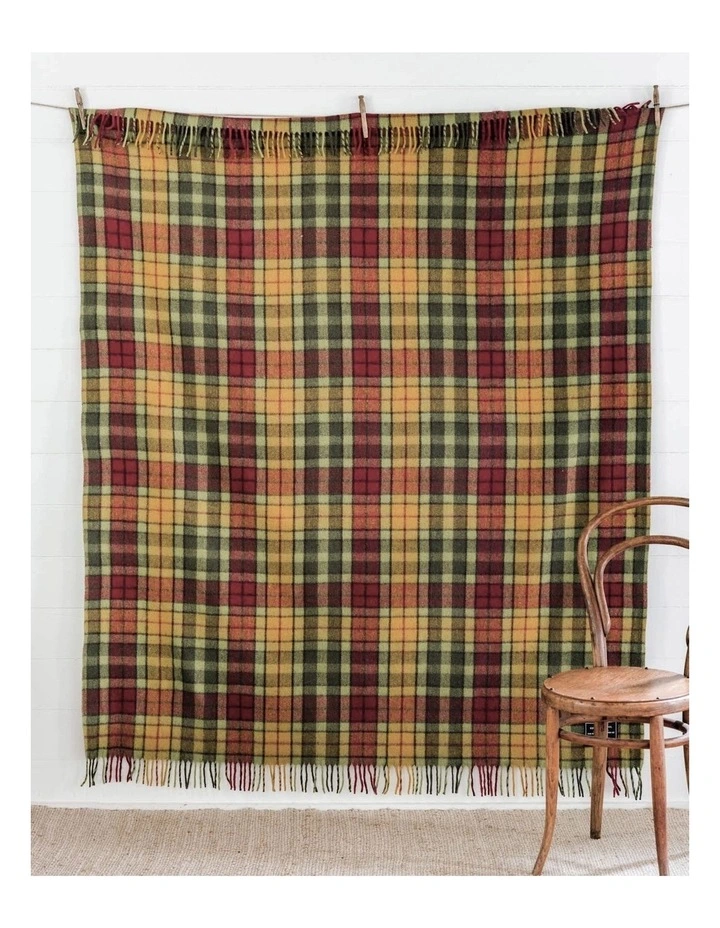 Heritage Collection Recycled Wool Scottish Tartan Blanket in Maple Moss Best Sale ???? The Grampians Goods Co. Heritage Collection Recycled Wool Scottish Tartan Blanket In Maple Moss ???? -Linen House Sales Store unnamed file 1073