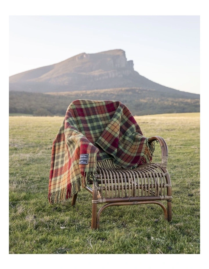 Heritage Collection Recycled Wool Scottish Tartan Blanket in Maple Moss Best Sale ???? The Grampians Goods Co. Heritage Collection Recycled Wool Scottish Tartan Blanket In Maple Moss ???? -Linen House Sales Store unnamed file 1075