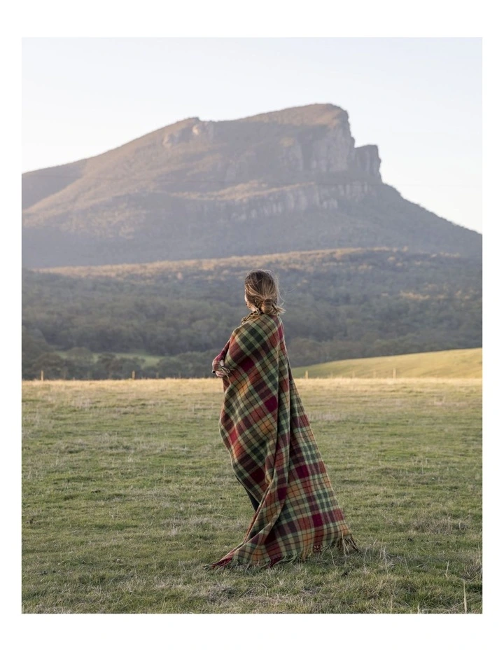 Heritage Collection Recycled Wool Scottish Tartan Blanket in Maple Moss Best Sale ???? The Grampians Goods Co. Heritage Collection Recycled Wool Scottish Tartan Blanket In Maple Moss ???? -Linen House Sales Store unnamed file 1076