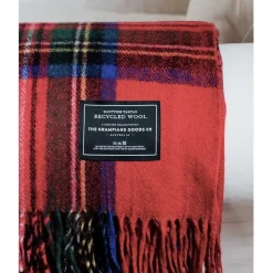 Buy 🛒 The Grampians Goods Co. Heritage Collection Recycled Wool Scottish Tartan Blanket In Traditional 🔥