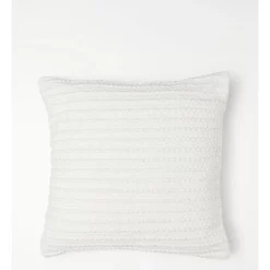 Budget ⭐ Australian House & Garden Torba Woven Cotton Cushion White 🛒