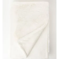 Cheap 🌟 Heritage Amelie Fur Throw In Creme ❤️