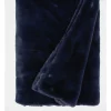 Best Pirce 🌟 Heritage Amelie Faux Fur Throw Dark Blue 😀