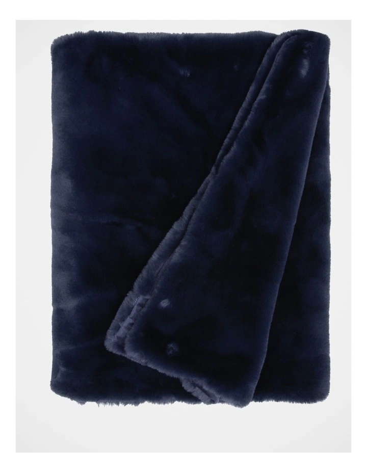 Best Pirce π Heritage Amelie Faux Fur Throw Dark Blue π 3 Best Pirce π Heritage Amelie Faux Fur Throw Dark Blue π