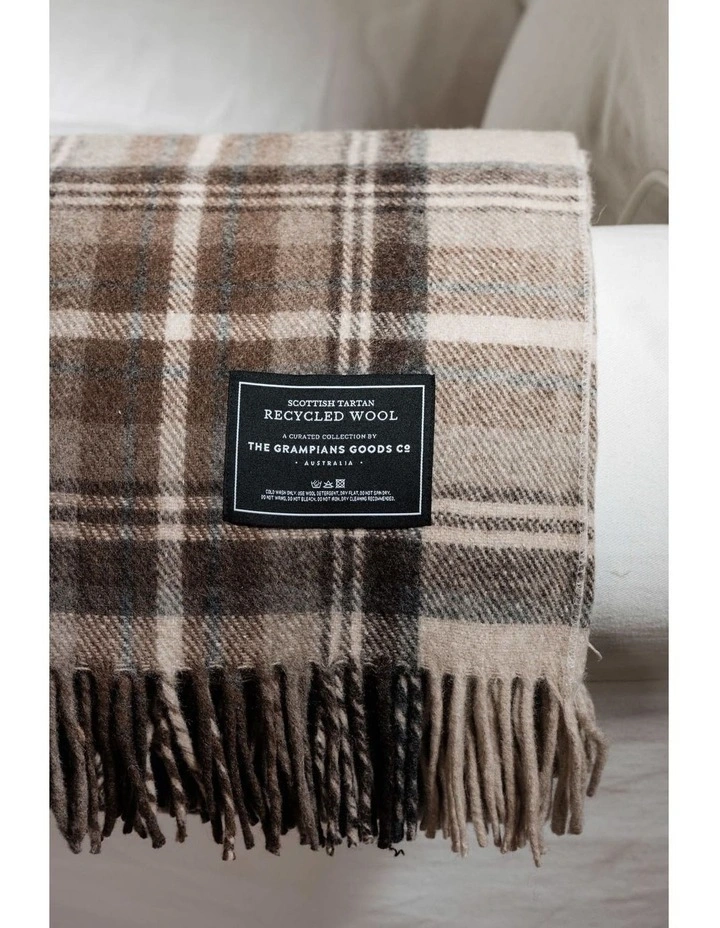 Flash Sale π The Grampians Goods Co. Heritage Collection Recycled Wool Scottish Tartan Blanket In Malt 𧨠3 Flash Sale π The Grampians Goods Co. Heritage Collection Recycled Wool Scottish Tartan Blanket In Malt π§¨