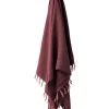 Budget 😍 Aura Home Vintage Linen Fringe Throw In Syrah ⭐ -Linen House Sales Store unnamed file 1145