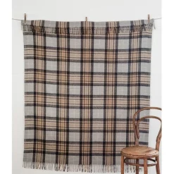 Best Sale ???? The Grampians Goods Co. Heritage Collection Recycled Wool Scottish Tartan Blanket In Winter ???? -Linen House Sales Store unnamed file 1186