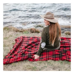 Discount ✔️ The Grampians Goods Co. Heritage Collection Recycled Wool Scottish Tartan Blanket In Rebellion ???? -Linen House Sales Store unnamed file 1193