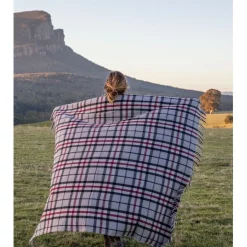 Wholesale ???? The Grampians Goods Co. Heritage Collection Recycled Wool Scottish Tartan Blanket In Grey ???? -Linen House Sales Store unnamed file 1199