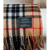 Best deal ???? The Grampians Goods Co. Heritage Collection Recycled Wool Scottish Tartan Blanket In Camel ????