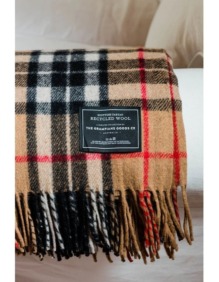 Heritage Collection Recycled Wool Scottish Tartan Blanket in Camel Best deal ???? The Grampians Goods Co. Heritage Collection Recycled Wool Scottish Tartan Blanket In Camel ???? -Linen House Sales Store unnamed file 1200
