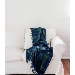 Cheap ???? The Grampians Goods Co. Heritage Collection Recycled Wool Scottish Tartan Blanket In Forest ✨ -Linen House Sales Store unnamed file 1205