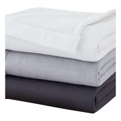 Best Sale ⌛ Calvin Klein Sherpa Rib Sweatshirt Throw In White Grey ???? -Linen House Sales Store unnamed file 1253