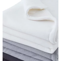 Best Sale ⌛ Calvin Klein Sherpa Rib Sweatshirt Throw In White Grey ???? -Linen House Sales Store unnamed file 1254