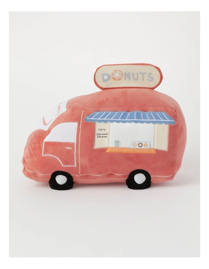 Donut Truck Velvet Cushion Red Best Pirce ???? Milkshake Donut Truck Velvet Cushion Red ???? -Linen House Sales Store unnamed file 127