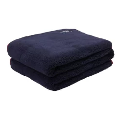 Cheapest 👍 Tommy Hilfiger Textured Throw In Navy 🎁 -Linen House Sales Store unnamed file 1317