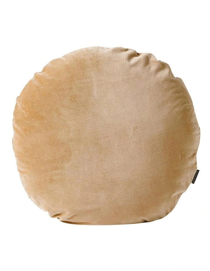 Luxury Velvet 55cm Round Cushion Cashew Coupon ???? Aura Home Luxury Velvet 55cm Round Cushion Cashew ???? -Linen House Sales Store unnamed file 159