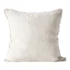 Brand new ✨ Aura Home Vintage Linen Fringe Cushion In Sand 🎁 -Linen House Sales Store unnamed file 181