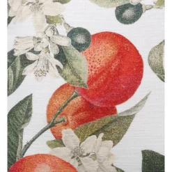 Coupon ⭐ Heritage Valencia Orange Print Cotton Cushion 50x50 Cm In White ⭐ -Linen House Sales Store unnamed file 20