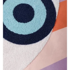 Best Sale 🌟 Beau & Bonnie Third Eye Velvet & Embroidery Cushion 50x50 Cm In Multi 😉 -Linen House Sales Store unnamed file 224