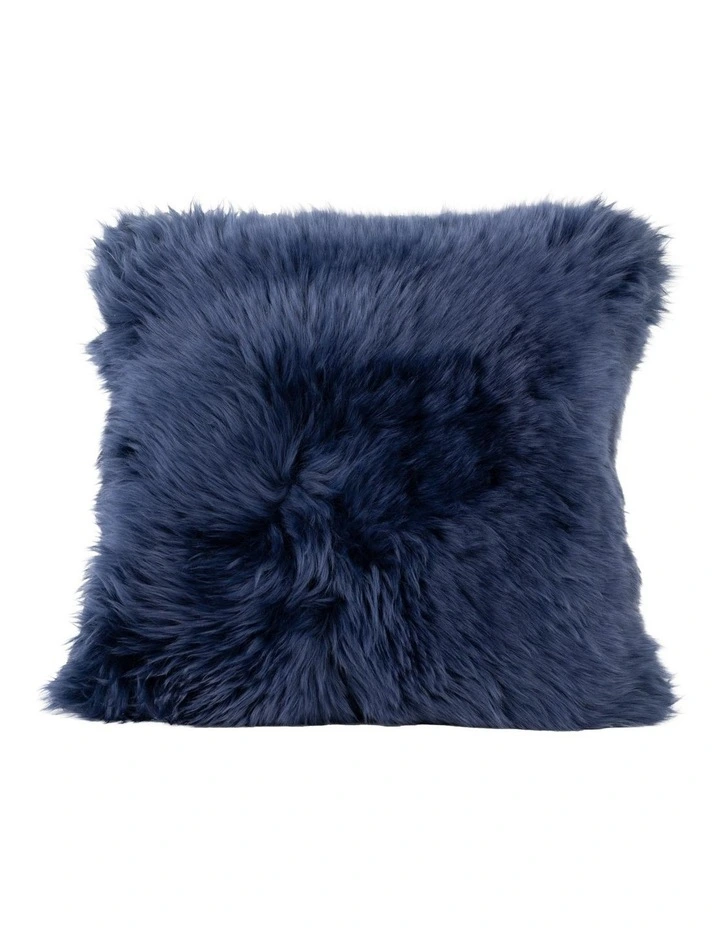Promo π― Naturally Sheepskins New Zealand Sheepskin Cushion Cover In Navy π 3 Promo π― Naturally Sheepskins New Zealand Sheepskin Cushion Cover In Navy π