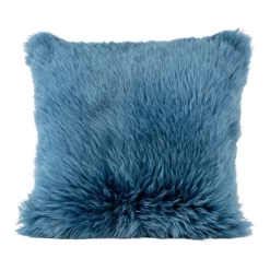 Coupon 🎁 Naturally Sheepskins New Zealand Sheepskin Cushion Cover In Teal 🎁