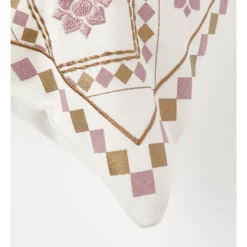 Brand new 😉 Heritage Torre Tapestry Pattern Embroidered Cushion 60x40cm In Pink 😀 -Linen House Sales Store unnamed file 353