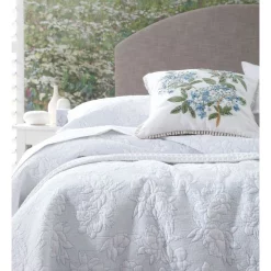 Best Pirce ⌛ M.M Linen Posy Cushion In White/Blue 🧨 -Linen House Sales Store unnamed file 357