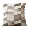 Best Pirce 😉 Koala Living Herringbone Leather Cushion In Multi 🧨 -Linen House Sales Store unnamed file 379