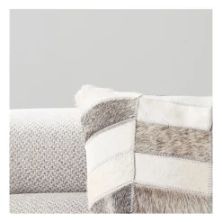 Best Pirce 😉 Koala Living Herringbone Leather Cushion In Multi 🧨 -Linen House Sales Store unnamed file 380