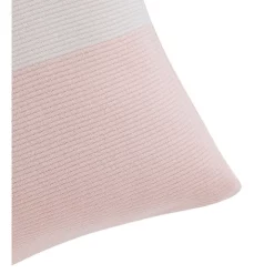 Best Sale 🧨 Calvin Klein Colourblock Rib Logo Cushion In Pale Pink/White ❤️ -Linen House Sales Store unnamed file 420
