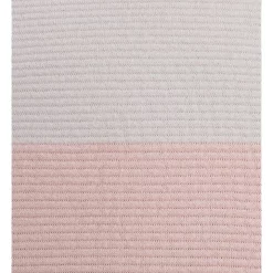 Best Sale 🧨 Calvin Klein Colourblock Rib Logo Cushion In Pale Pink/White ❤️ -Linen House Sales Store unnamed file 421
