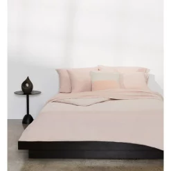 Best Sale 🧨 Calvin Klein Colourblock Rib Logo Cushion In Pale Pink/White ❤️ -Linen House Sales Store unnamed file 422