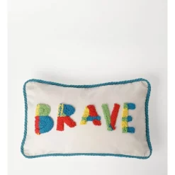 Hot Sale 🎁 Art Series X Sophie Beer Brave Rope Braid Cushion 50x30 Cm In Multi 🔥