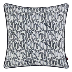 Outlet ⭐ Tommy Hilfiger Island Monogram Cushion In White 🛒