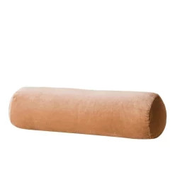 Cheap β Aura Home Luxury Velvet Bolster Cushion Hazelnut π€©
