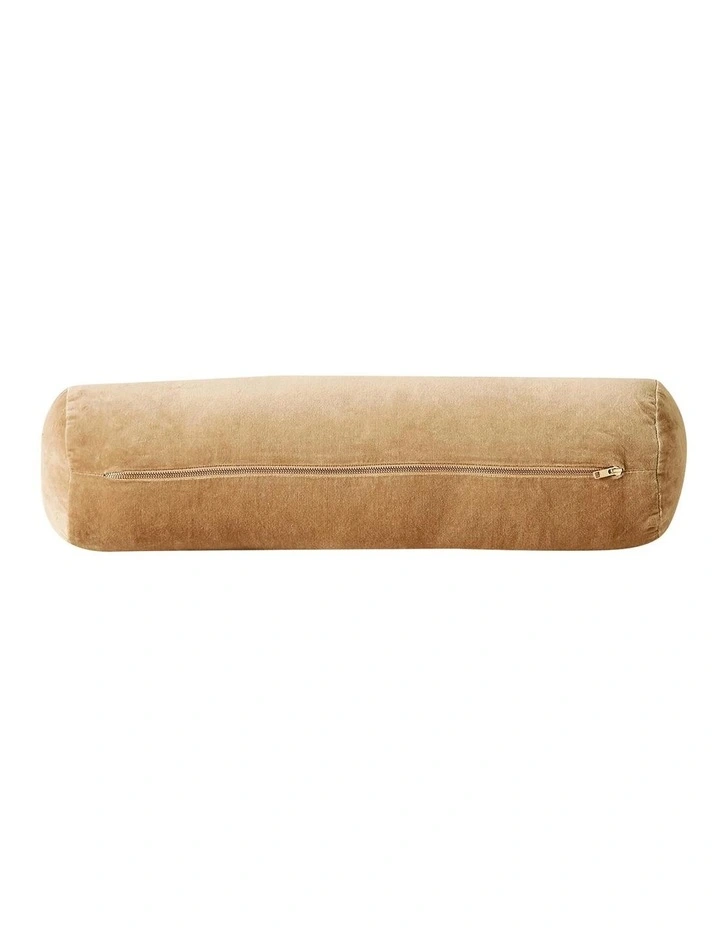 Luxury Velvet Bolster Cushion Cashew Budget ???? Aura Home Luxury Velvet Bolster Cushion Cashew ???? -Linen House Sales Store unnamed file 595