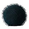 Top 10 👏 Aura Home Vintage Linen Fringe 45cm Round Cushion In Slate ⌛ -Linen House Sales Store unnamed file 610