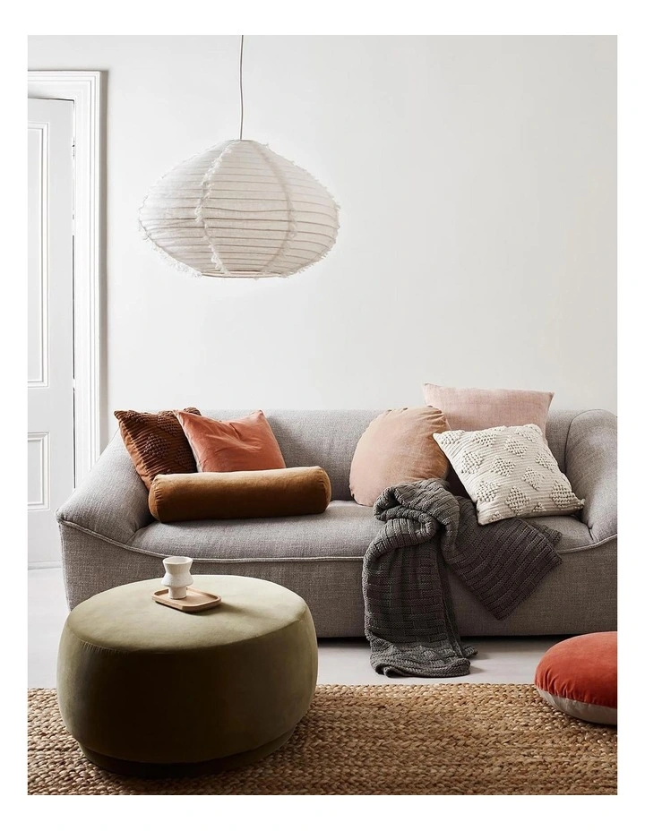 Best Sale π Aura Home Basket Weave Cushion Khaki π 4 Best Sale π Aura Home Basket Weave Cushion Khaki π - Image 2