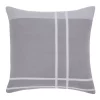 Discount 🤩 Calvin Klein Reversible Plaid Logo Pillow In Pale Grey 🥰 -Linen House Sales Store unnamed file 637