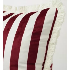 New ???? Heritage Penelope Stripe Cushion Wine ???? -Linen House Sales Store unnamed file 655
