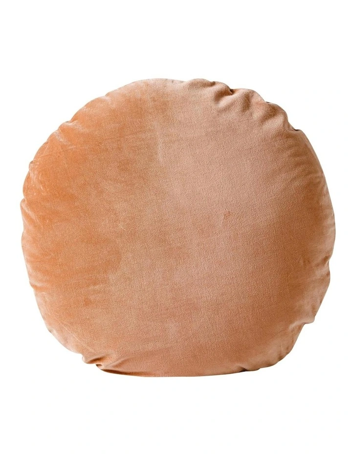 Luxury Velvet 55cm Round Cushion Hazelnut Promo ⌛ Aura Home Luxury Velvet 55cm Round Cushion Hazelnut ???? -Linen House Sales Store unnamed file 665