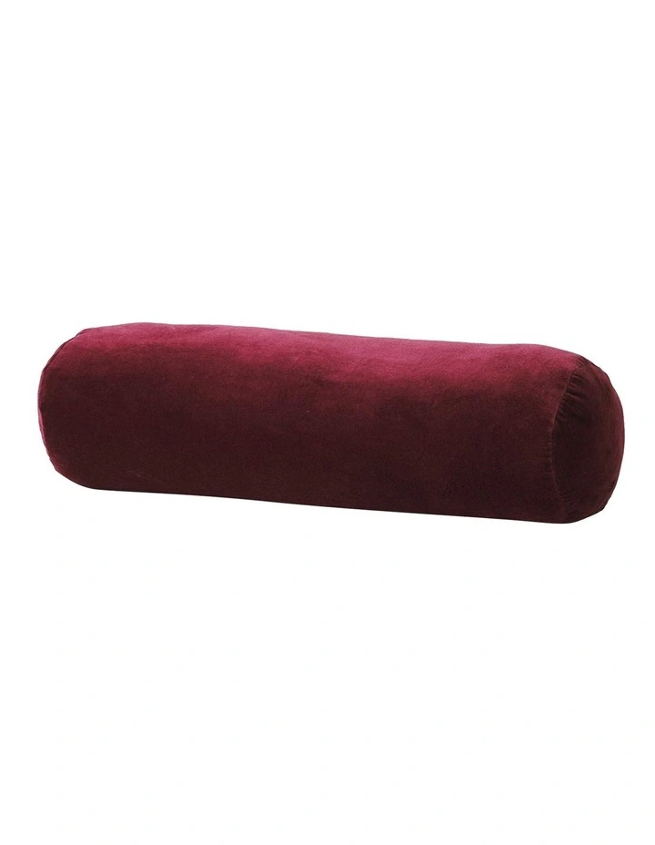 Luxury Velvet Bolster Cushion Merlot Brand new ✔️ Aura Home Luxury Velvet Bolster Cushion Merlot ???? -Linen House Sales Store unnamed file 669