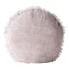 Buy 😀 Aura Home Vintage Linen Fringe 55cm Round Cushion In Dusk ❤️ -Linen House Sales Store unnamed file 711